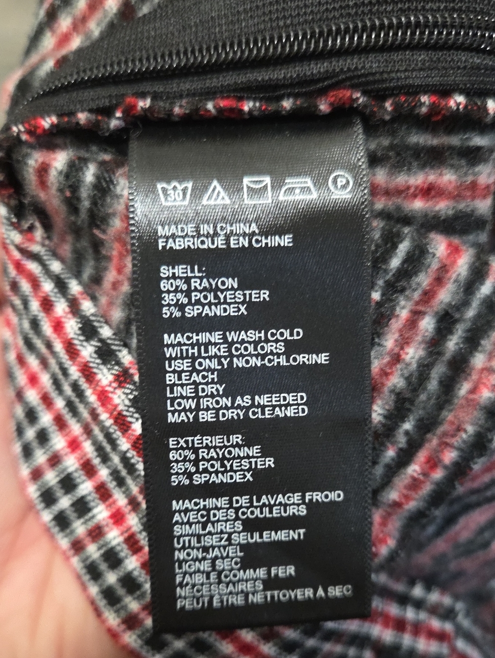 Urban Outfitters Pink Black Plaid Bootcut Flare Pants Y2K Preppy - Picture 7 of 8